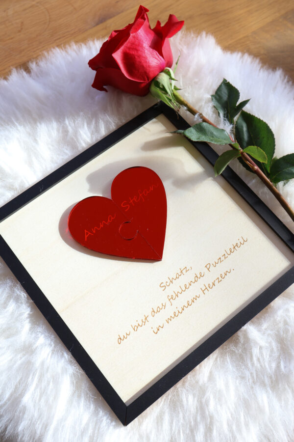 Personalisiertes Herz – Bild 3