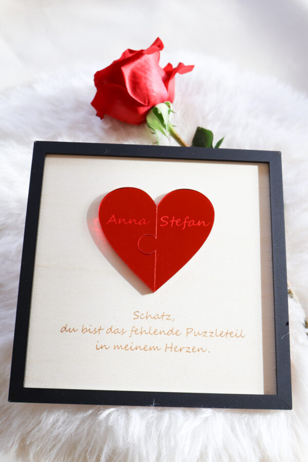 Personalisiertes Herz – Bild 5