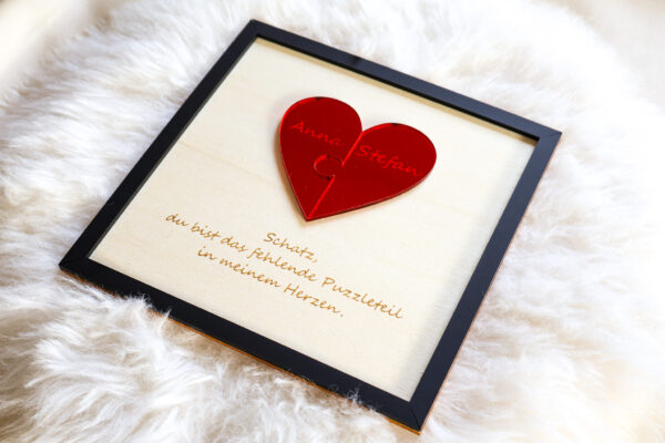 Personalisiertes Herz – Bild 9