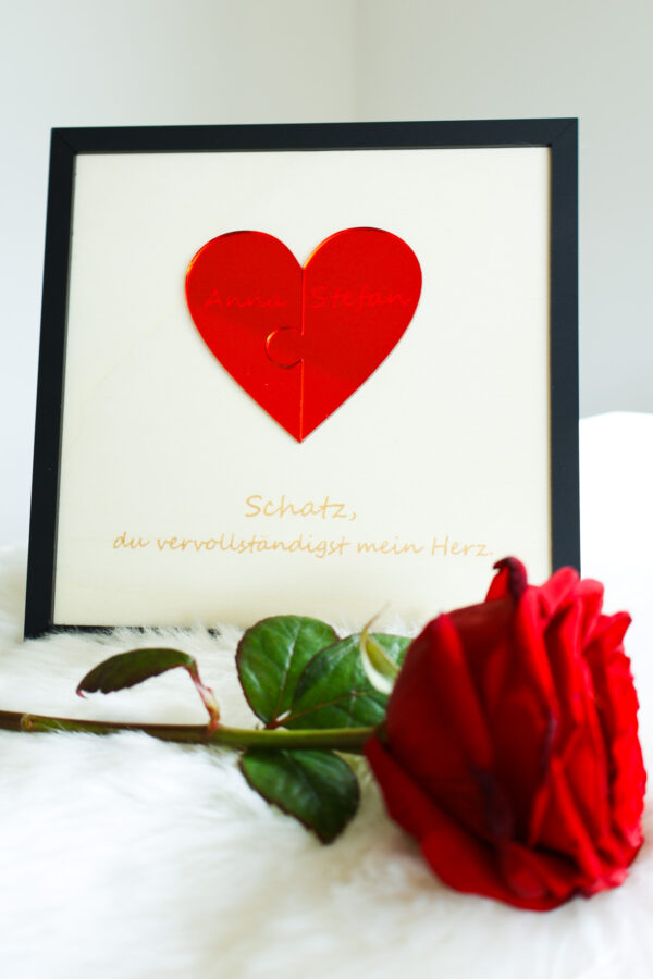 Personalisiertes Herz – Bild 4