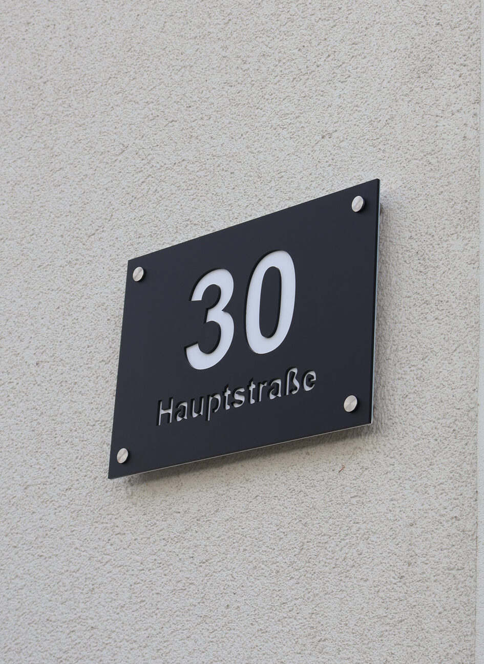 Acryl - Schwarz/Weiß