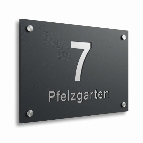 Acryl-Hausnummernschild
